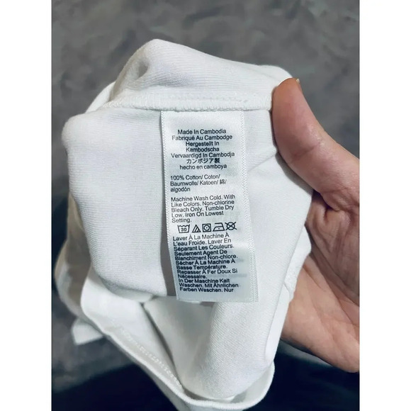 NWT J.Crew Size XS Short Sleeve Shirt Causal Women White Layering - Picture 7 of 7